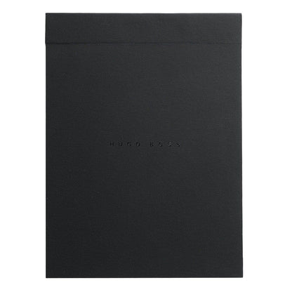 HUGO BOSS, Notizbuch, A7 blanko weiss, schwarz-4