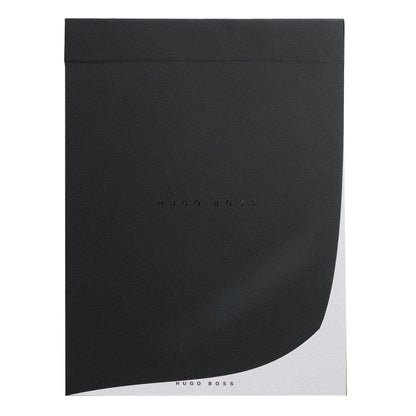 HUGO BOSS, Notizbuch, A7 blanko weiss, schwarz-5