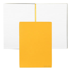 HUGO BOSS, Notizbuch Essential Storyline, B5 liniert weiss, gelb-1