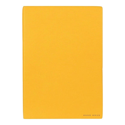 HUGO BOSS, Notizbuch Essential Storyline, B5 liniert weiss, gelb-3