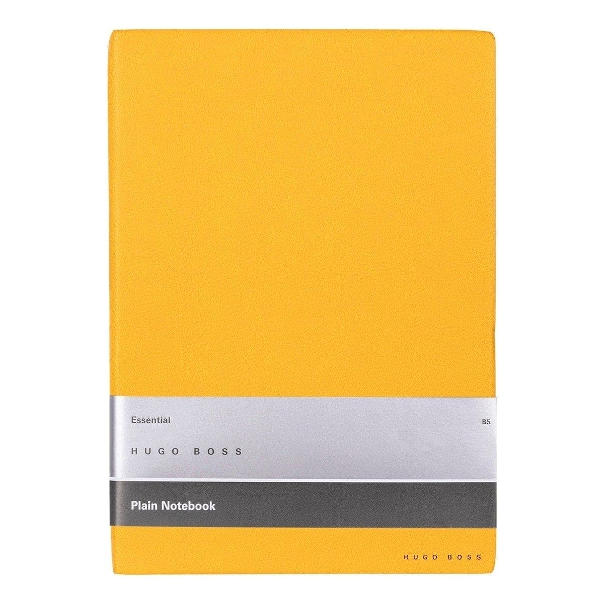 HUGO BOSS, Notizbuch Essential Storyline, B5 blanko weiss, gelb-2
