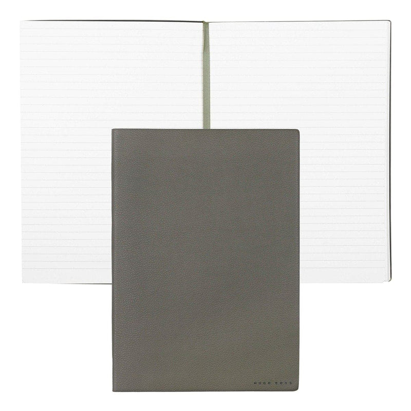 HUGO BOSS, Notizbuch Essential Storyline, B5 liniert weiss, khaki-1