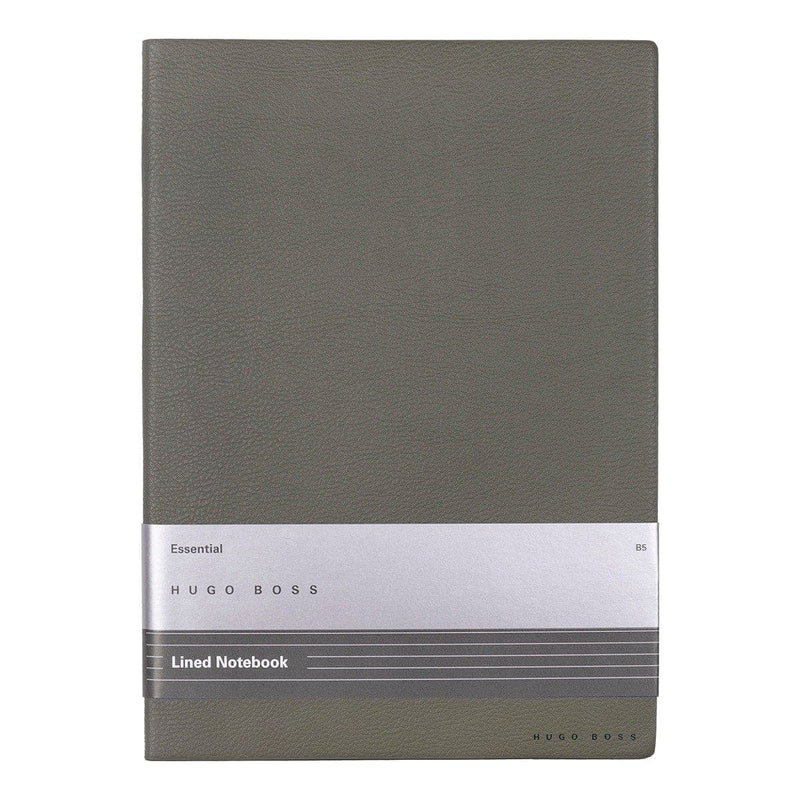HUGO BOSS, Notizbuch Essential Storyline, B5 liniert weiss, khaki-2