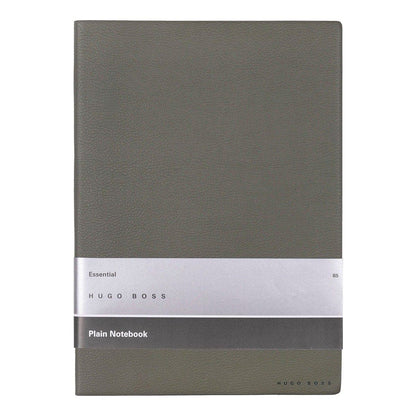 HUGO BOSS, Notizbuch Essential Storyline, B5 blanko weiss, khaki-2