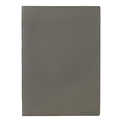 HUGO BOSS, Notizbuch Essential Storyline, B5 blanko weiss, khaki-3
