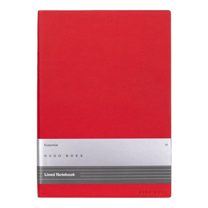 HUGO BOSS, Notizbuch Essential Storyline, B5 liniert weiss, rot-2