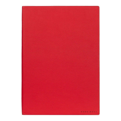 HUGO BOSS, Notizbuch Essential Storyline, B5 liniert weiss, rot-3