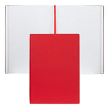 HUGO BOSS, Notizbuch Essential Storyline, B5 blanko weiss, rot-1