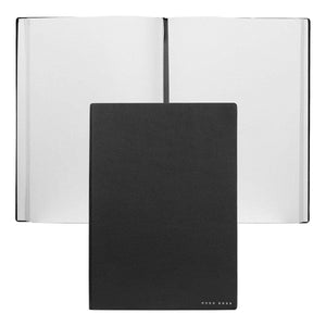 HUGO BOSS, Notizbuch Essential Storyline, B5 blanko weiss, schwarz-1