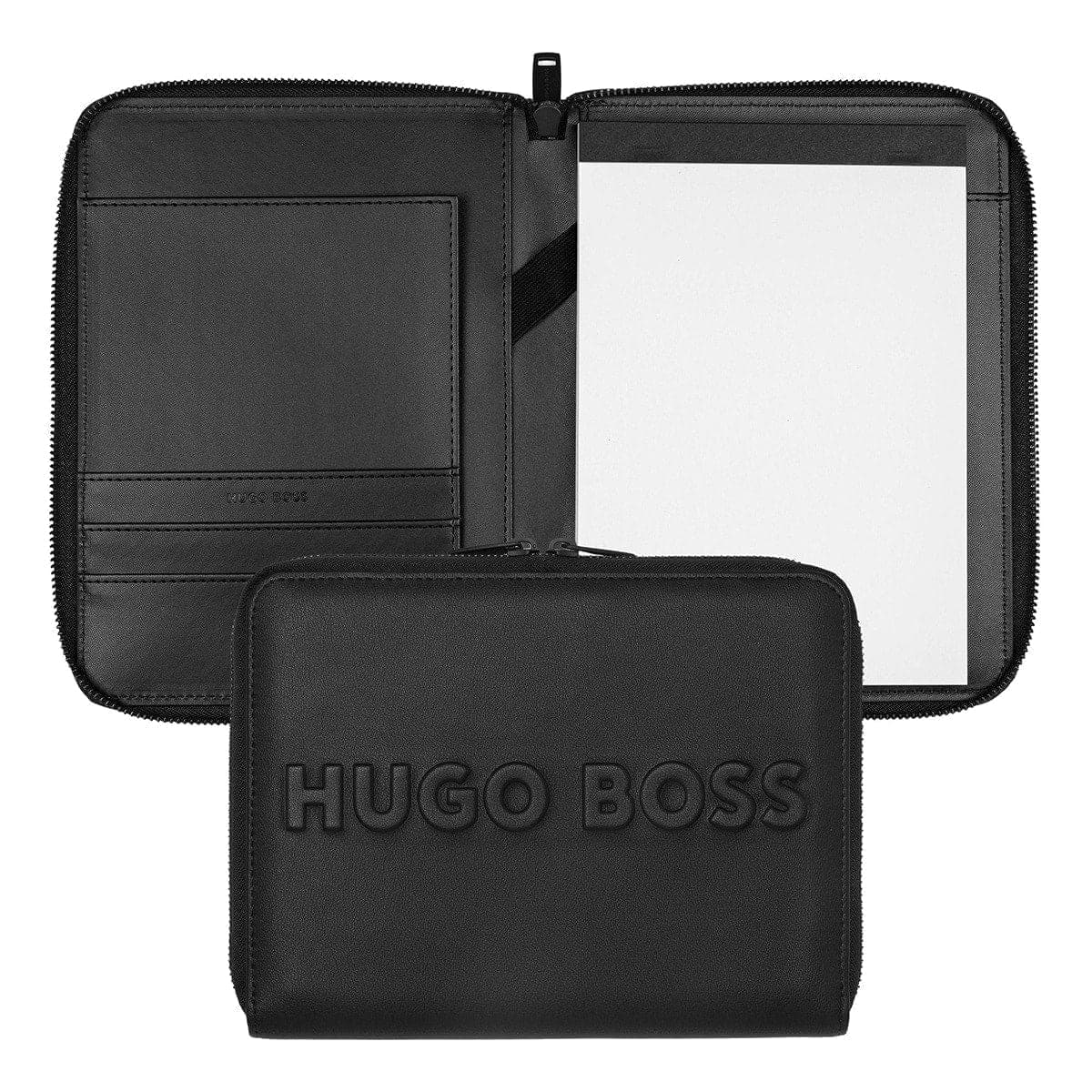 HUGO BOSS Schreibmappe Label A5 schwarz-2