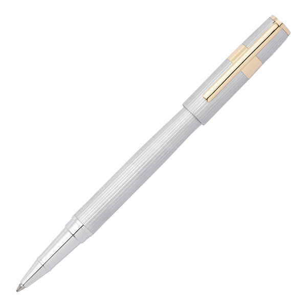 HUGO BOSS, Tintenroller Gear Pinstripe, Silber/Gold