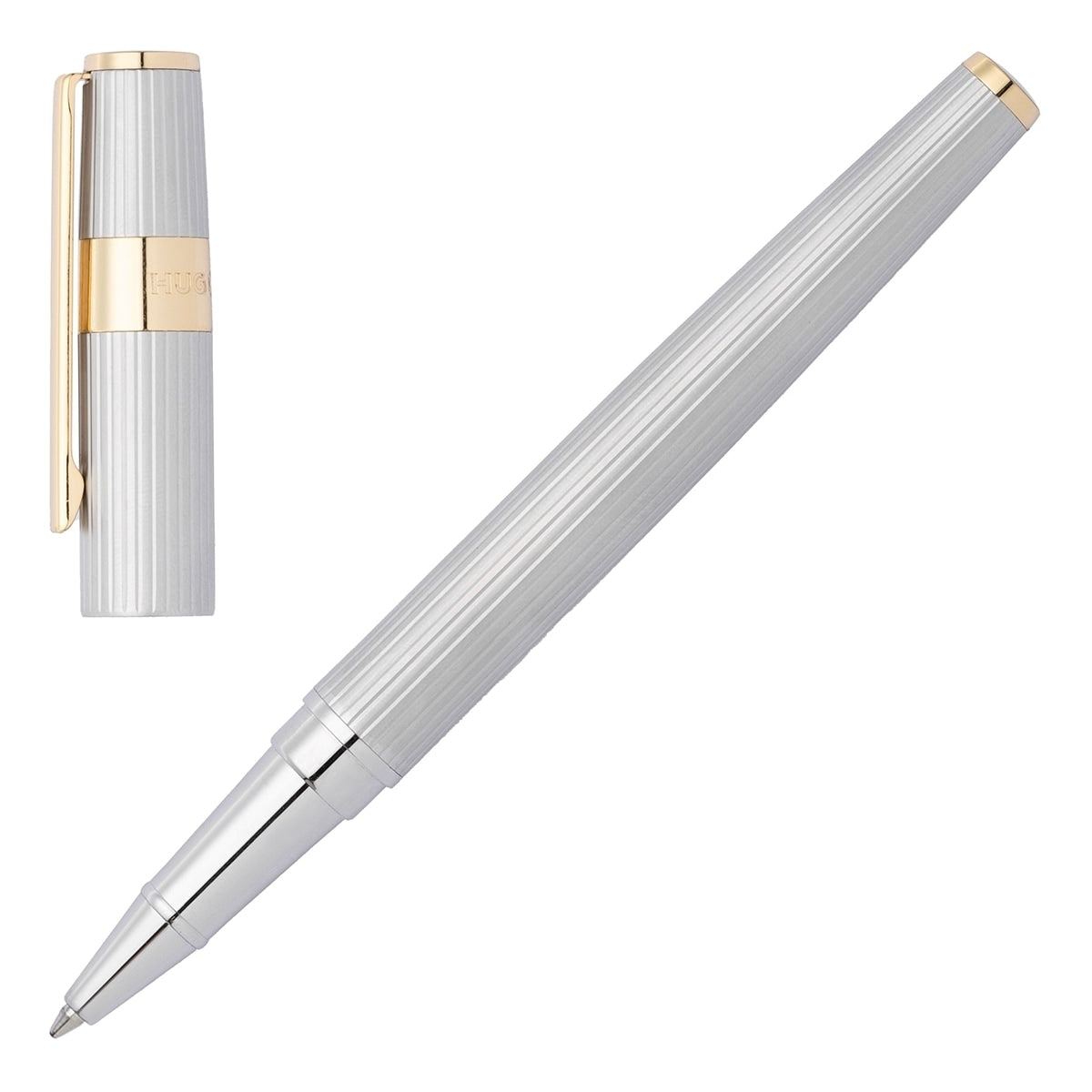 HUGO BOSS Tintenroller Gear Pinstripe Silber/Gold-5