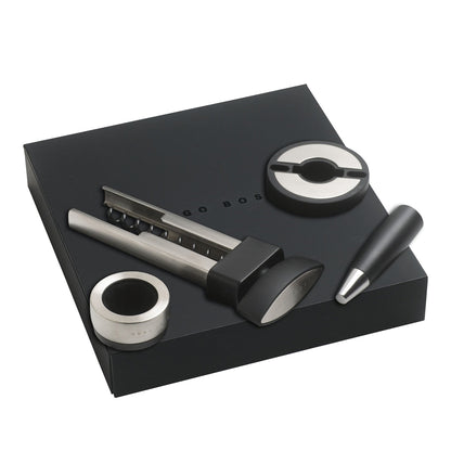 HUGO BOSS Weinset Set Grau/Schwarz-3