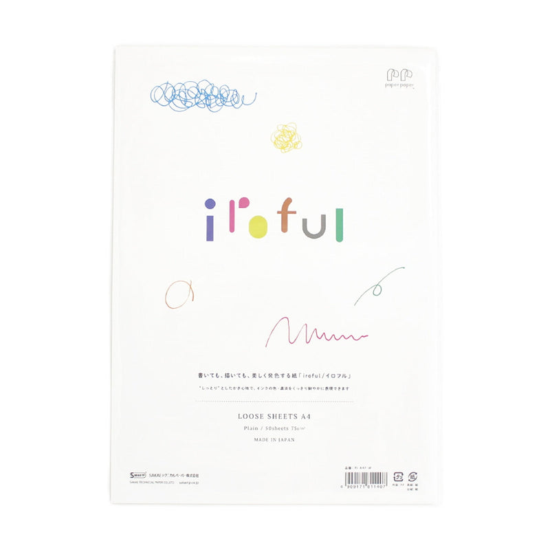 Iroful Papierbogen Füllerpapier weiss 100 A4 blanko 75 g/m2 weiss-1