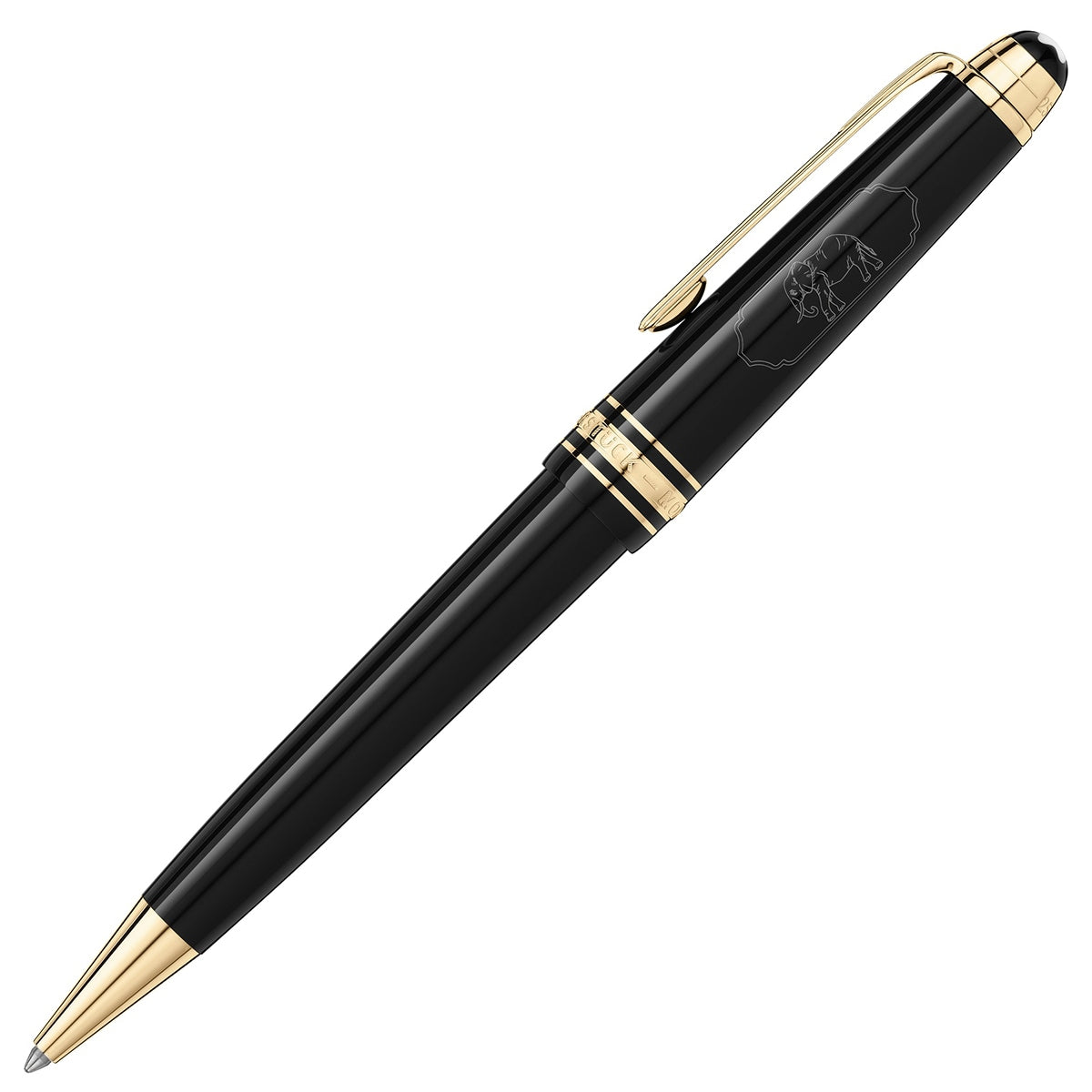 Montblanc Kugelschreiber Meisterstück 80 Tage um die Welt Resin Midsize Year 2 schwarz-3