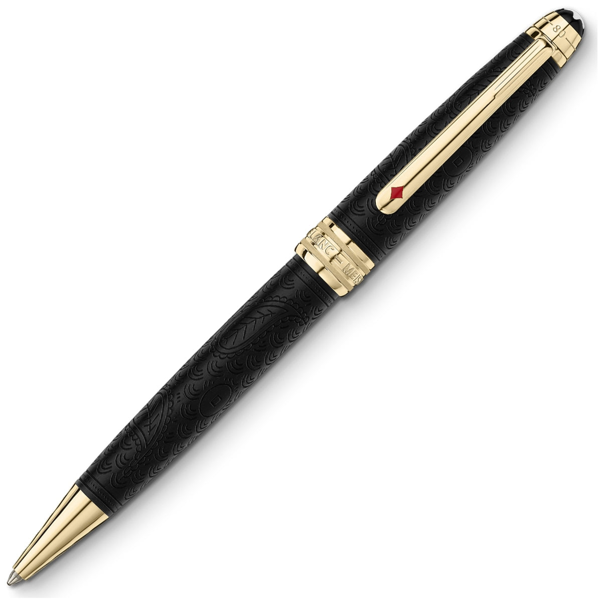 Montblanc Kugelschreiber Meisterstück 80 Tage um die Welt Solitaire Midsize Year 2 schwarz-1