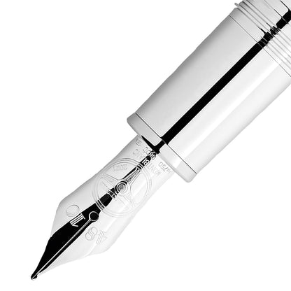 Montblanc Füller Great Characters Enzo Ferrari LTD Ed. 18K Feder silber-2