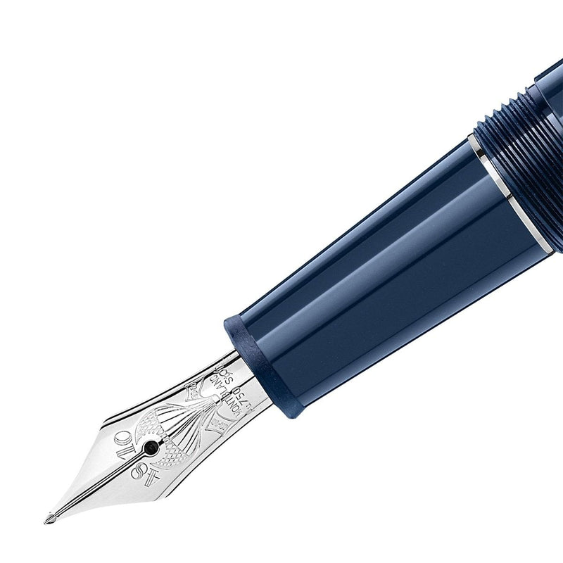 Montblanc, Füller, Meisterstück 145 Classique, In 80 Tagen um die Welt, blau-2