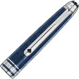 Montblanc, Füller, Meisterstück 145 Classique, In 80 Tagen um die Welt, blau-3