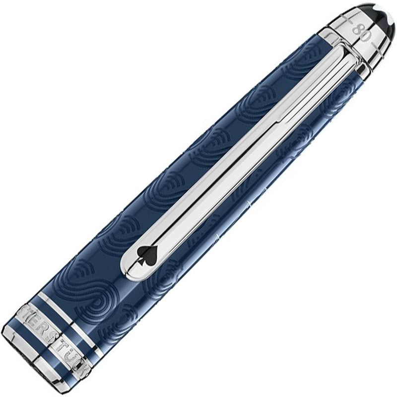 Montblanc, Füller, Meisterstück 145 Classique, In 80 Tagen um die Welt, blau-3