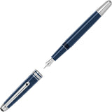 Montblanc, Füller, Meisterstück 145 Classique, In 80 Tagen um die Welt, blau-4