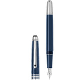 Montblanc, Füller, Meisterstück 145 Classique, In 80 Tagen um die Welt, blau-5