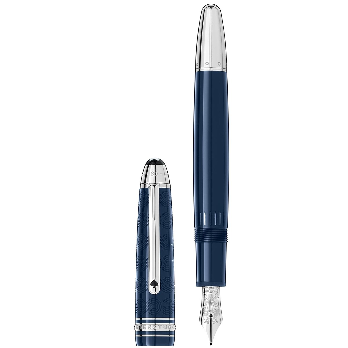 Montblanc, Füller, Meisterstück 146 LeGrand, In 80 Tagen um die Welt, blau-5