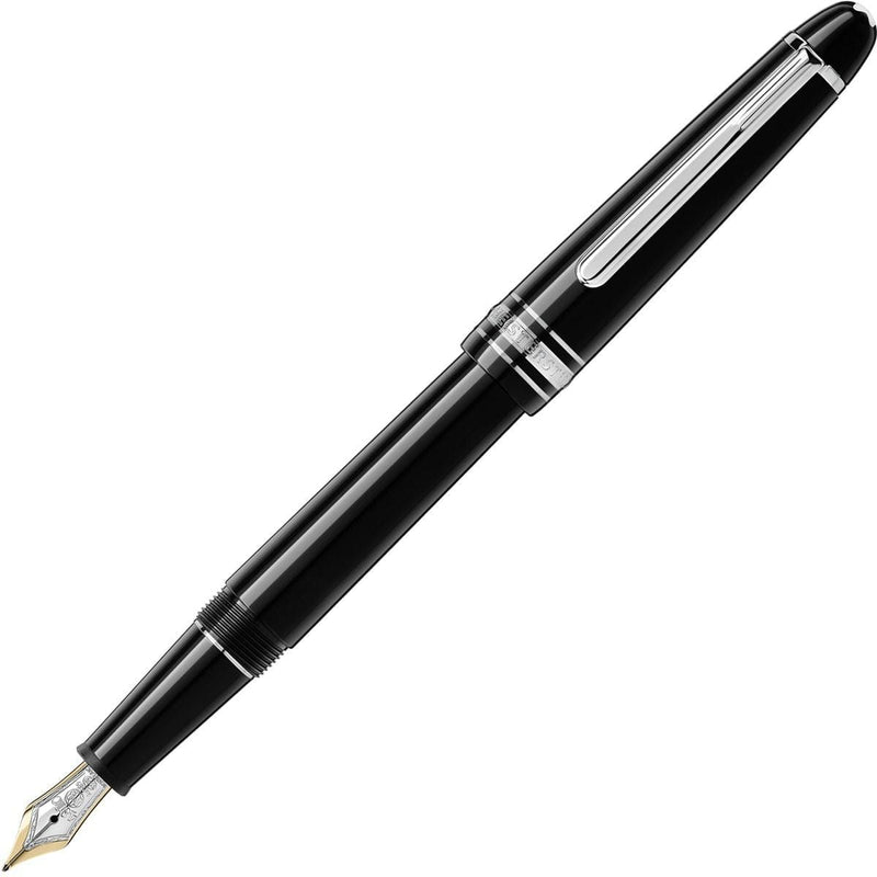 Montblanc, Füller, Meisterstück, Edelharz - Platiniert, Classique, Schwarz-1
