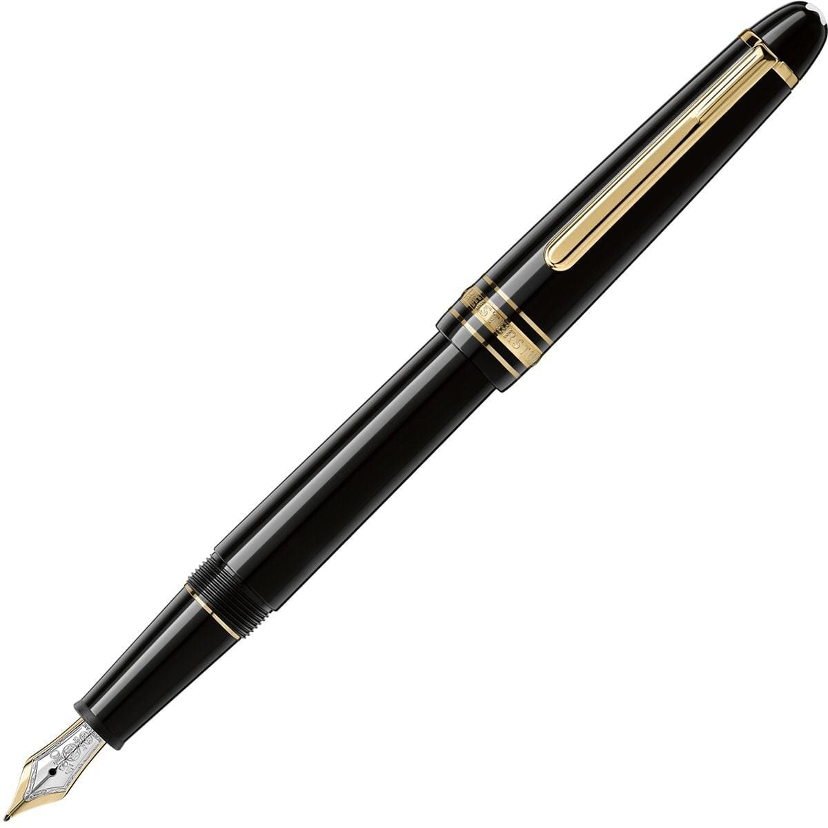 Montblanc, Füller, Meisterstück, Edelharz - Vergoldet, Classique, Schwarz-1