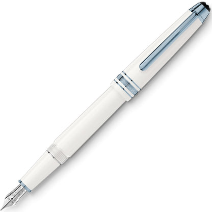 Montblanc Füller Federstärke Glacier 145 Classique Eisblaue Zierelemente 14K Feder Glacier White-1