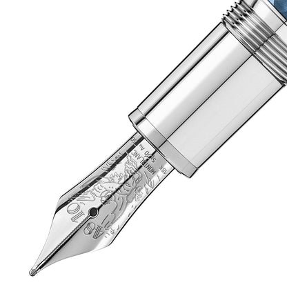 Montblanc Füller Meisterstück Glacier Solitaire 146 Solitaire 18K Feder-2
