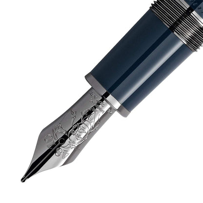 Montblanc, Füller Writers Ed. Sir Arthur Conan Doyle LTD Ed. 18K Feder, blau-2