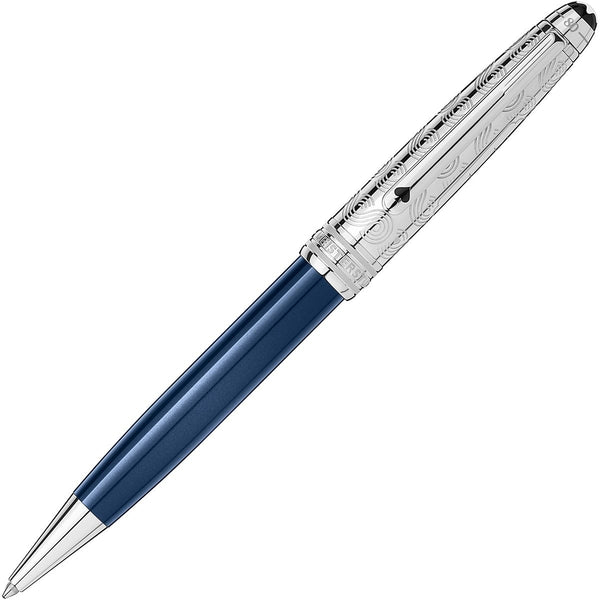 Montblanc, Kugelschreiber, Meisterstück 164 Doue, In 80 Tagen um die Welt, blau-1