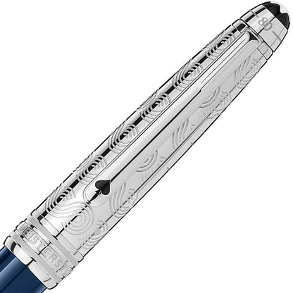 Montblanc, Kugelschreiber, Meisterstück 164 Doue, In 80 Tagen um die Welt, blau-3