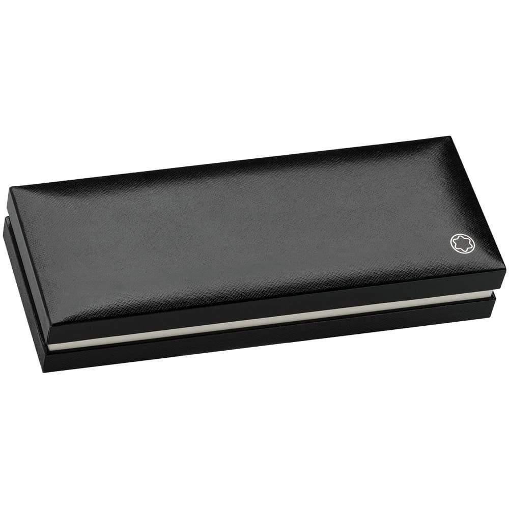Montblanc, Kugelschreiber, Meisterstück, Edelharz - Platiniert, Classique, Schwarz-4