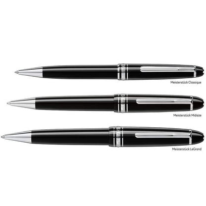Montblanc, Kugelschreiber, Meisterstück, Edelharz - Platiniert, LeGrand, Schwarz-5