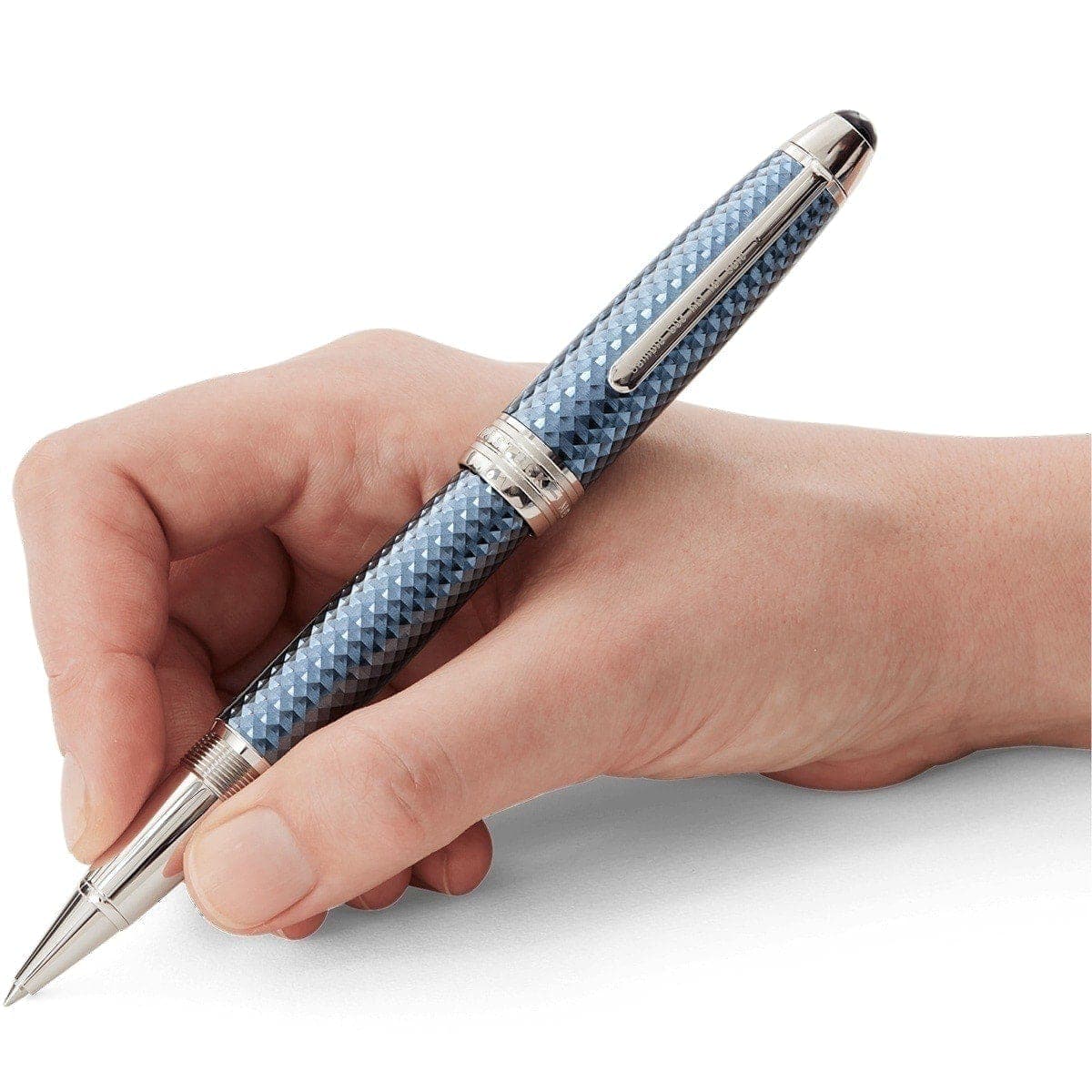 Montblanc Kugelschreiber Meisterstück Glacier Solitaire MS Midsize-4