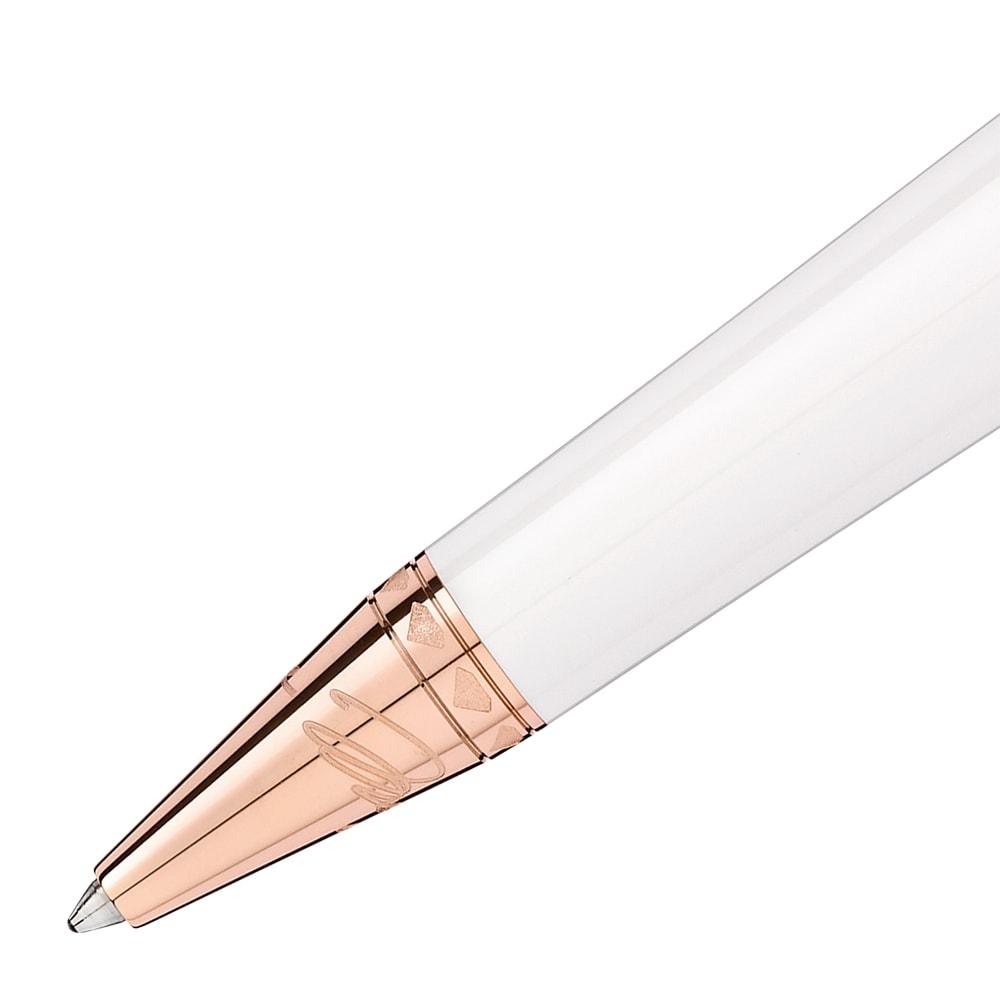 Montblanc, Kugelschreiber, Montblanc Muses, Marilyn Monroe, Special Edition Pearl, Weiß-2