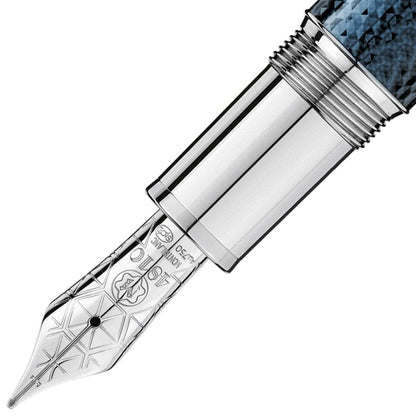Montblanc, Füller, Meisterstück Blue Hour, Solitaire, 146, blau-2