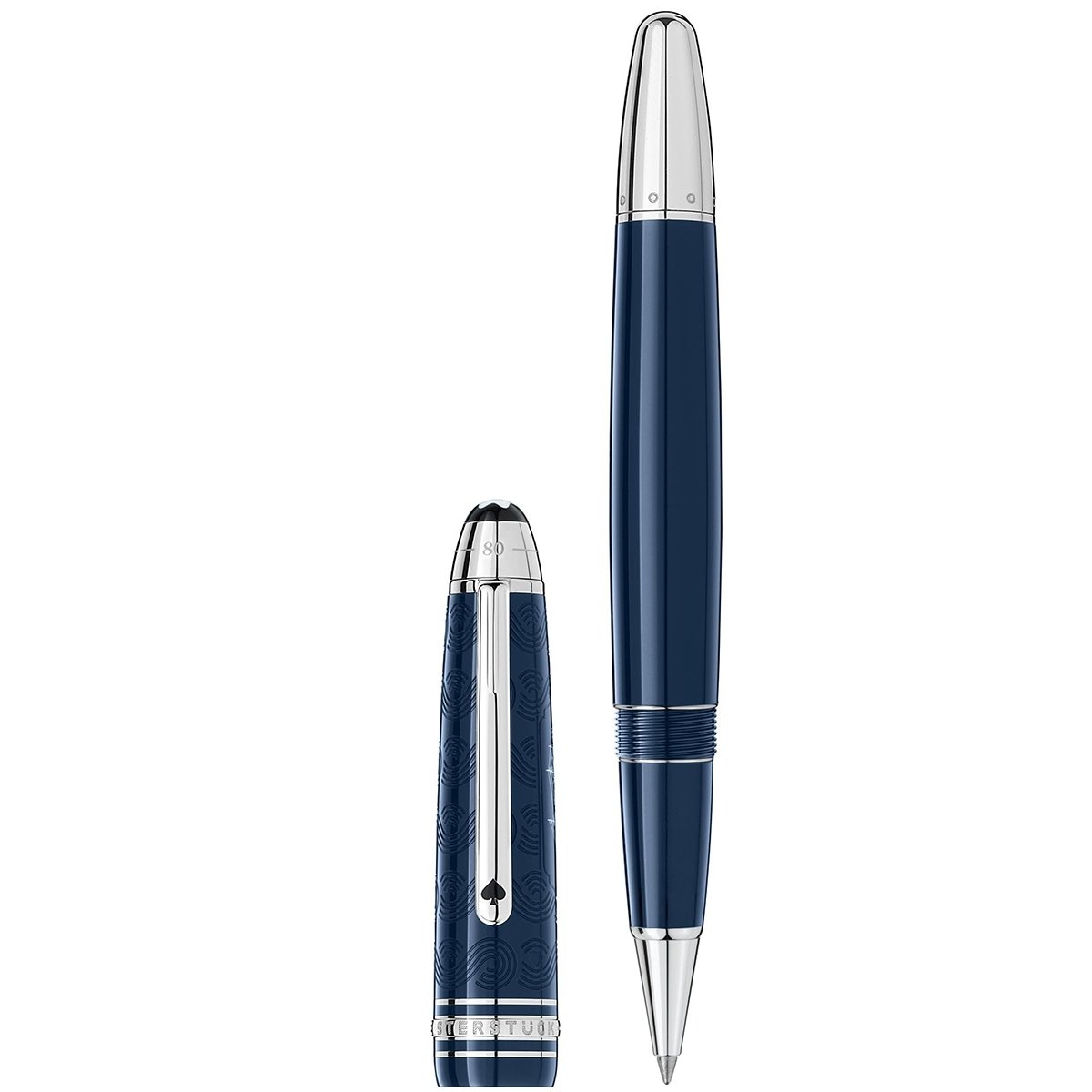 Montblanc, Tintenroller, Meisterstück 162 LeGrand, In 80 Tagen um die Welt, blau-5
