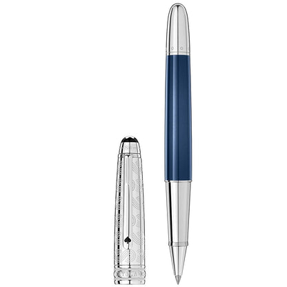 Montblanc, Tintenroller, Meisterstück 163 Doue, In 80 Tagen um die Welt, blau-5