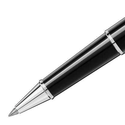 Montblanc, Tintenroller, Meisterstück, Edelharz - Platiniert, Classique, Schwarz-2