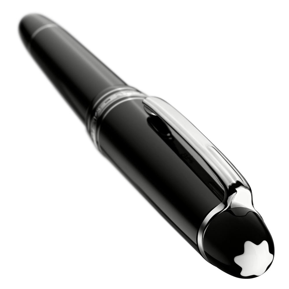 Montblanc, Tintenroller, Meisterstück, Edelharz - Platiniert, Classique, Schwarz-4