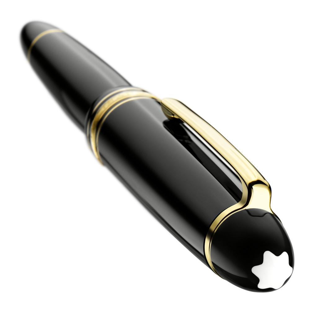 Montblanc, Tintenroller, Meisterstück, Edelharz - Vergoldet, LeGrand, Schwarz-3
