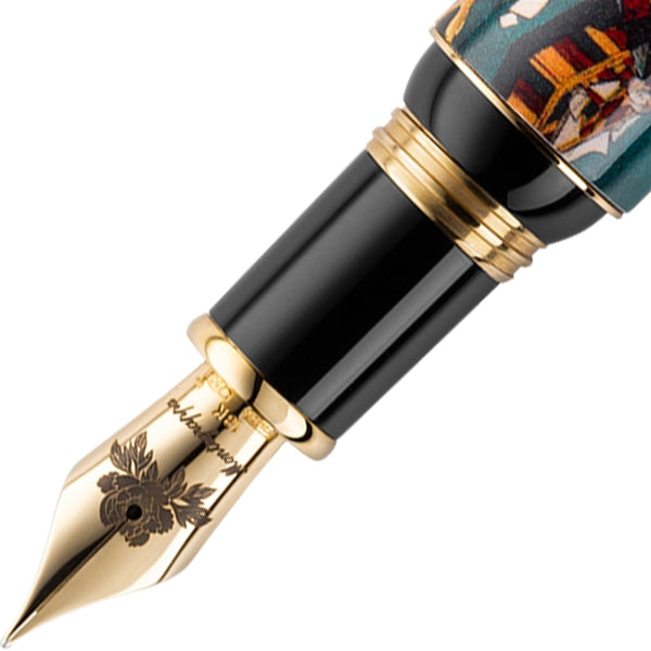 Montegrappa Füller Bijo-To-Yaju 18K Feder rot-2