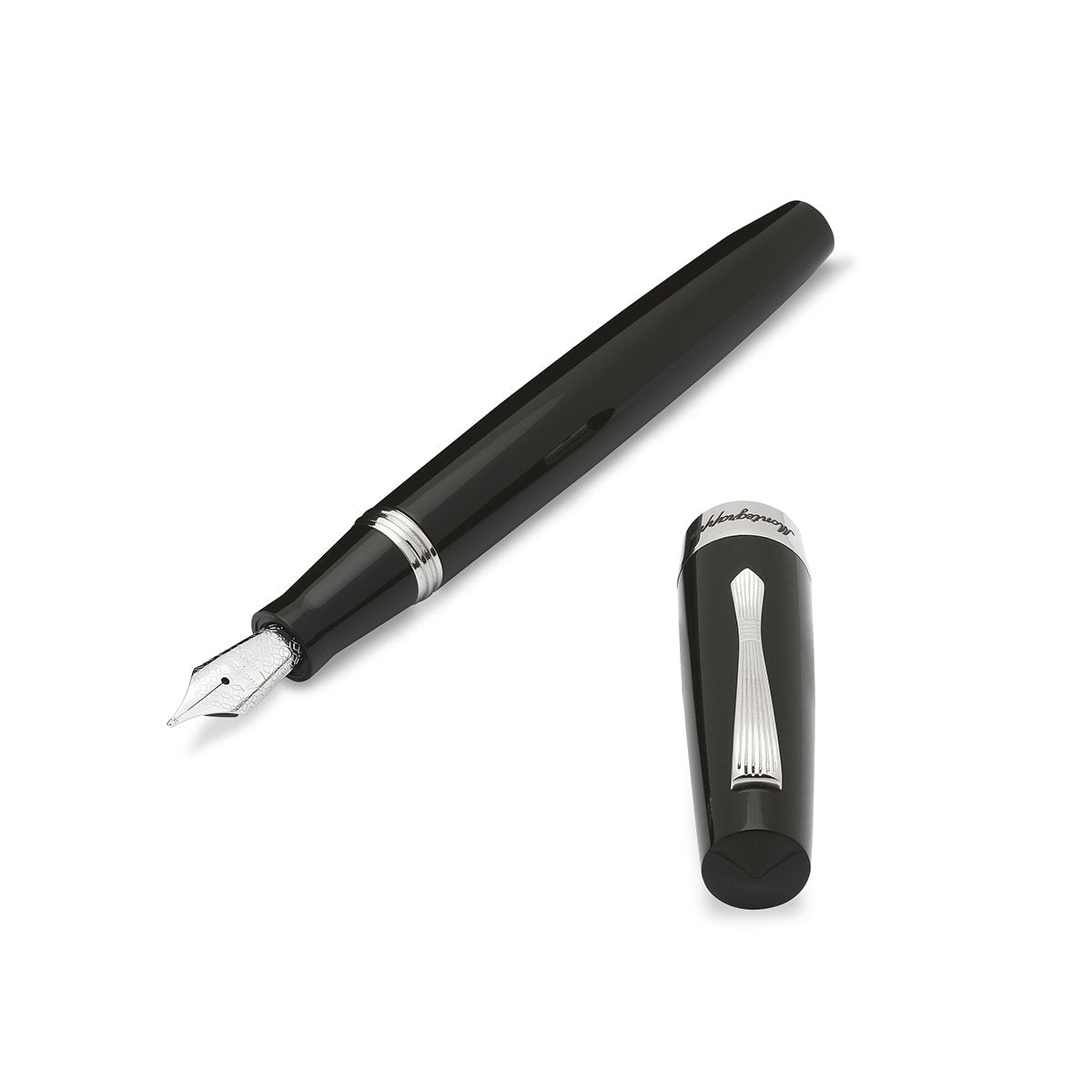 Montegrappa, Füller, Elmo 02, Jet Black, schwarz-7