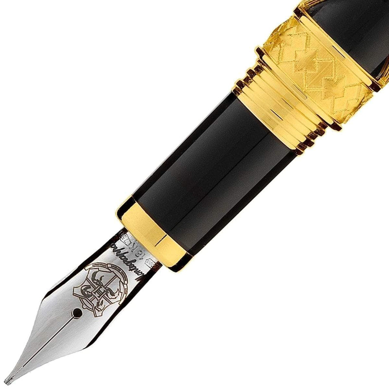 Montegrappa, Füller Harry Potter Hogwarts Gold, 18K Feder, gold-2