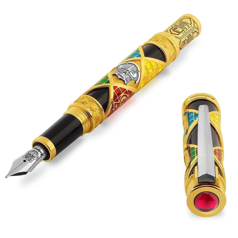 Montegrappa, Füller Harry Potter Hogwarts Gold, 18K Feder, gold-4
