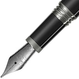 Montegrappa, Füller, Zero, Ruthenium, schwarz, Edelstahlfeder-2