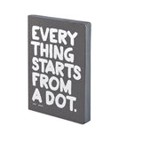 Nuuna Notizbuch Graphic L Everything Starts From A Dot A5 dotted-1